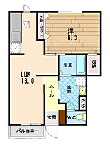 FINE HEIGHTS 103 ｜ 徳島県徳島市国府町観音寺342-2（賃貸アパート1LDK・1階・46.89㎡） その2