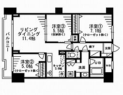 間取図画像 3LDK