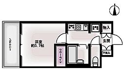ソアブール高田馬場 1Kの間取図画像