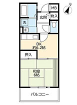 URアルビス五月ヶ丘  ｜ 大阪府池田市五月丘2丁目（賃貸マンション1K・2階・35.92㎡） その2