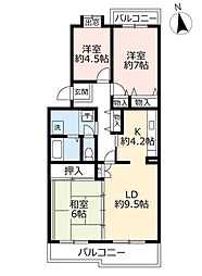 間取図画像 3LDK
