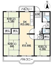物件の間取り