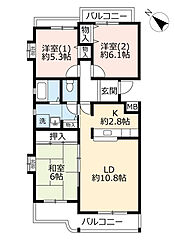 物件の間取り