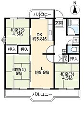 物件の間取り