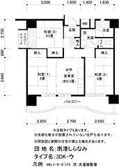 物件の間取り