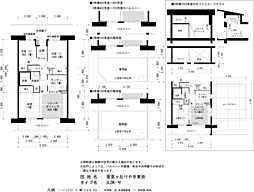 UR都市機構香里ケ丘けやき東街3号棟 3LDKの間取図画像