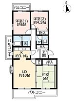 URいぶき野三丁目  ｜ 大阪府和泉市いぶき野3丁目（賃貸マンション3LDK・4階・73.71㎡） その2