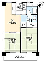 UR泉南一丘  ｜ 大阪府泉南市信達大苗代（賃貸マンション1LDK・4階・46.37㎡） その2