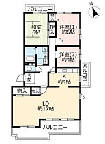 UR泉北城山台二丁  ｜ 大阪府堺市南区城山台（賃貸マンション3LDK・3階・88.01㎡） その2