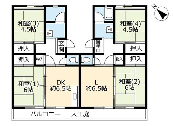 UR都市機構泉南一丘団地70号棟_間取り_0