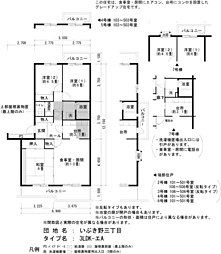 間取図画像 3LDK