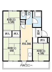 物件の間取り