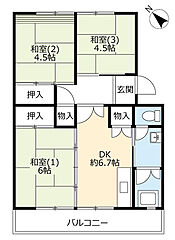 物件の間取り