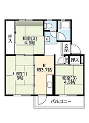物件の間取り