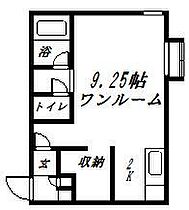 コットンハウス22 206 ｜ 北海道旭川市忠和五条1丁目（賃貸アパート1R・2階・28.35㎡） その2