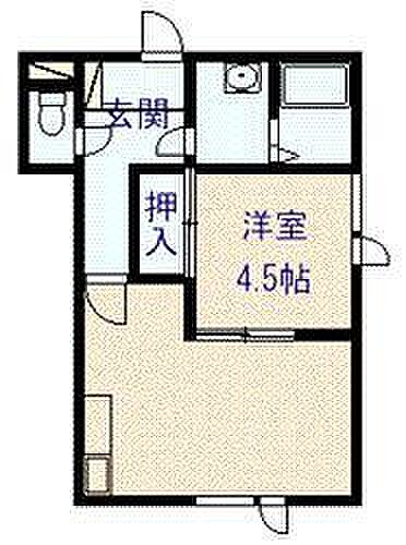 イースト1・3 205｜北海道旭川市東一条3丁目(賃貸アパート1DK・2階・34.02㎡)の写真 その2