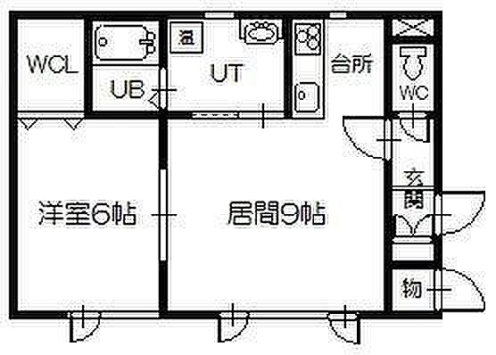 さくら 203｜北海道旭川市神楽六条9丁目(賃貸アパート1LDK・2階・40.50㎡)の写真 その2