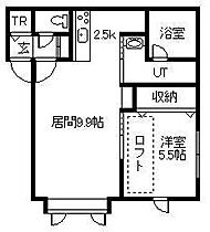 ヴィオーラB 202 ｜ 北海道深川市六条（賃貸アパート1LDK・2階・43.06㎡） その2