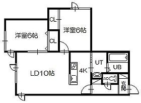 ルラーシェ5 101 ｜ 北海道旭川市曙一条3丁目（賃貸アパート2LDK・1階・56.70㎡） その2