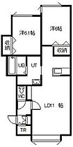 オデッセイ 205 ｜ 北海道旭川市曙北二条7丁目（賃貸アパート2LDK・2階・61.95㎡） その2