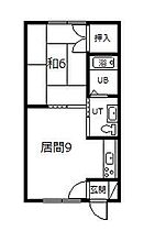 シャルマン・ドミール 203 ｜ 北海道砂川市空知太西四条5丁目（賃貸アパート1DK・2階・32.80㎡） その2