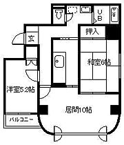 ベルエアーパレス滝川 701 ｜ 北海道滝川市大町3丁目（賃貸マンション2LDK・7階・58.69㎡） その2