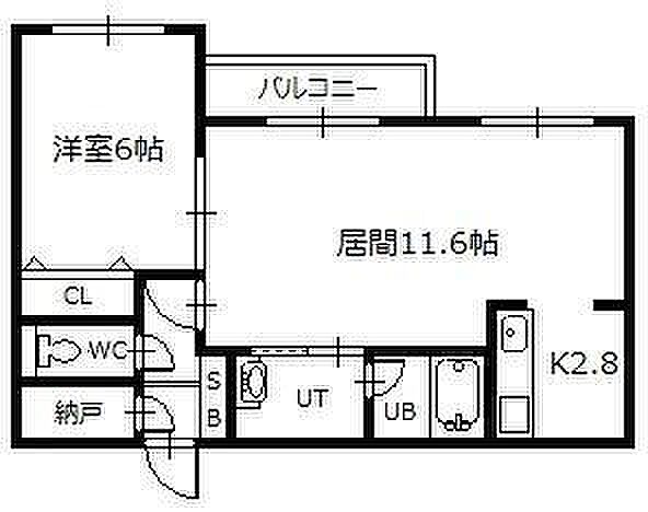 ベルオーブドゥ 203｜北海道旭川市五条通12丁目(賃貸マンション1LDK・2階・45.15㎡)の写真 その2