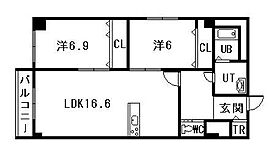 Lｅ ｃｉｅｌ 110 301 ｜ 北海道旭川市一条通10丁目（賃貸マンション2LDK・3階・74.03㎡） その2