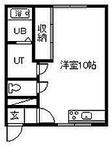 Firenze 203 ｜ 北海道旭川市亀吉一条2丁目（賃貸アパート1R・2階・27.36㎡） その2