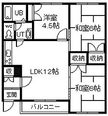 物件の間取り