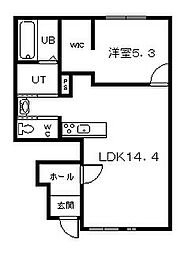 間取図画像 1LDK