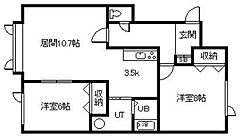 物件の間取り