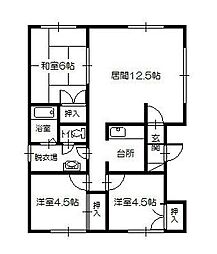 マインドハウス 3LDKの間取図画像