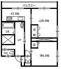 物件の間取り