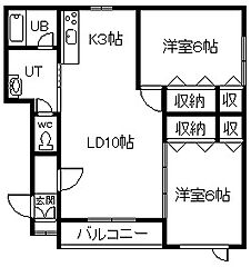物件の間取り