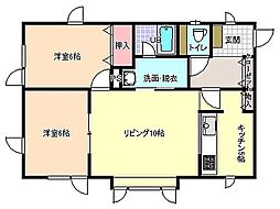 フローレンスパート5 2LDKの間取図画像
