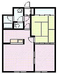 グランデ緑町 2LDKの間取図画像
