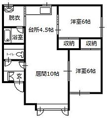 物件の間取り