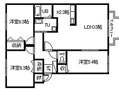物件の間取り