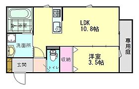 カサベルデF 103 ｜ 兵庫県加古郡播磨町宮西1-20-11（賃貸アパート1LDK・1階・36.04㎡） その2