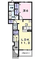 グランシャルムＢ 102 ｜ 兵庫県高砂市緑丘2丁目7番26-2号（賃貸アパート1LDK・1階・44.18㎡） その2