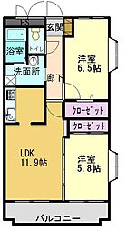 グリーンコート加古川1番館 2階