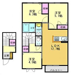 シャーメゾンちぐさ 2階/202