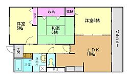 センチュリータカサゴ 3LDKの間取図画像