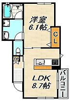 セイントエスペランサ月見山  ｜ 兵庫県神戸市須磨区行幸町４丁目（賃貸アパート1LDK・1階・36.31㎡） その2