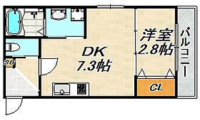 メゾンKPC  ｜ 兵庫県神戸市須磨区大手町２丁目（賃貸アパート1DK・2階・24.90㎡） その2