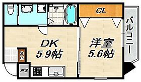 Esperanza  ｜ 兵庫県神戸市長田区戸崎通３丁目（賃貸アパート1DK・2階・30.36㎡） その2