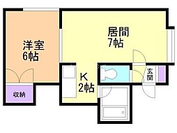 間取図画像 1LDK