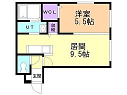 間取図画像 1LDK