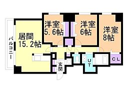 間取図画像 3LDK